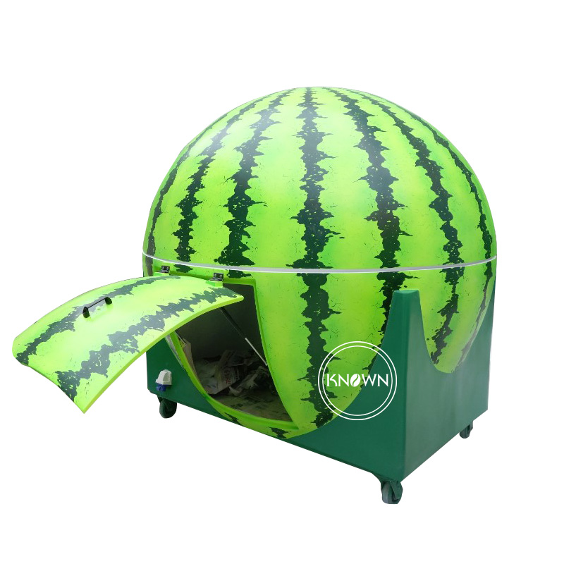Customize Shape Food Cart Orange Hotsale Watermelon Food Fruit Juice Kiosk