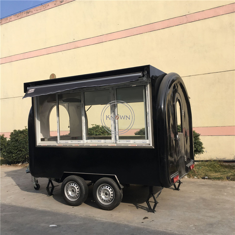 KN-300H Custom Food Truck Fast Food Car Snack Car Outdoors Mobile Food Trailer 