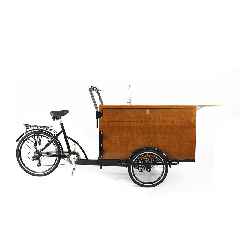Fashion Electric Cargo Bike Adult Tricycle Kiosk Mobile Food Display Cart for Sale Coffee Fruit Beer on The Street Wholesale