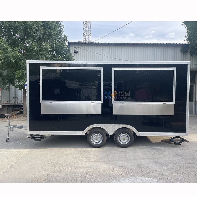 KN-FK-450S CE DOT Approved New Arrival Outdoor Mobile Food Trailer Street Mobile Food Cart Mobile Food Trailer Coffee Kiosk