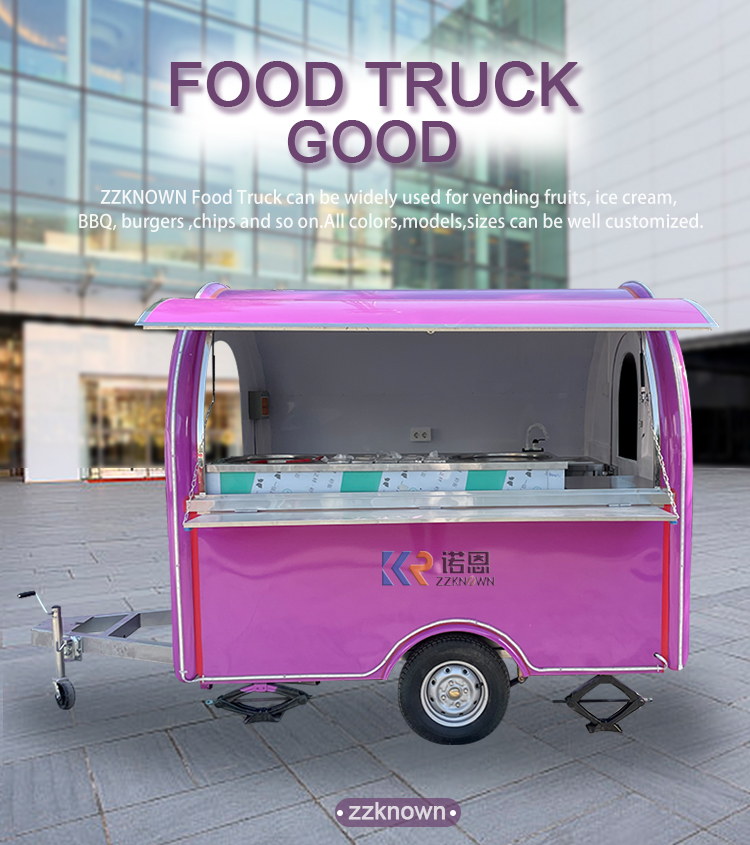 mobile kitchen fast food trailer food truck