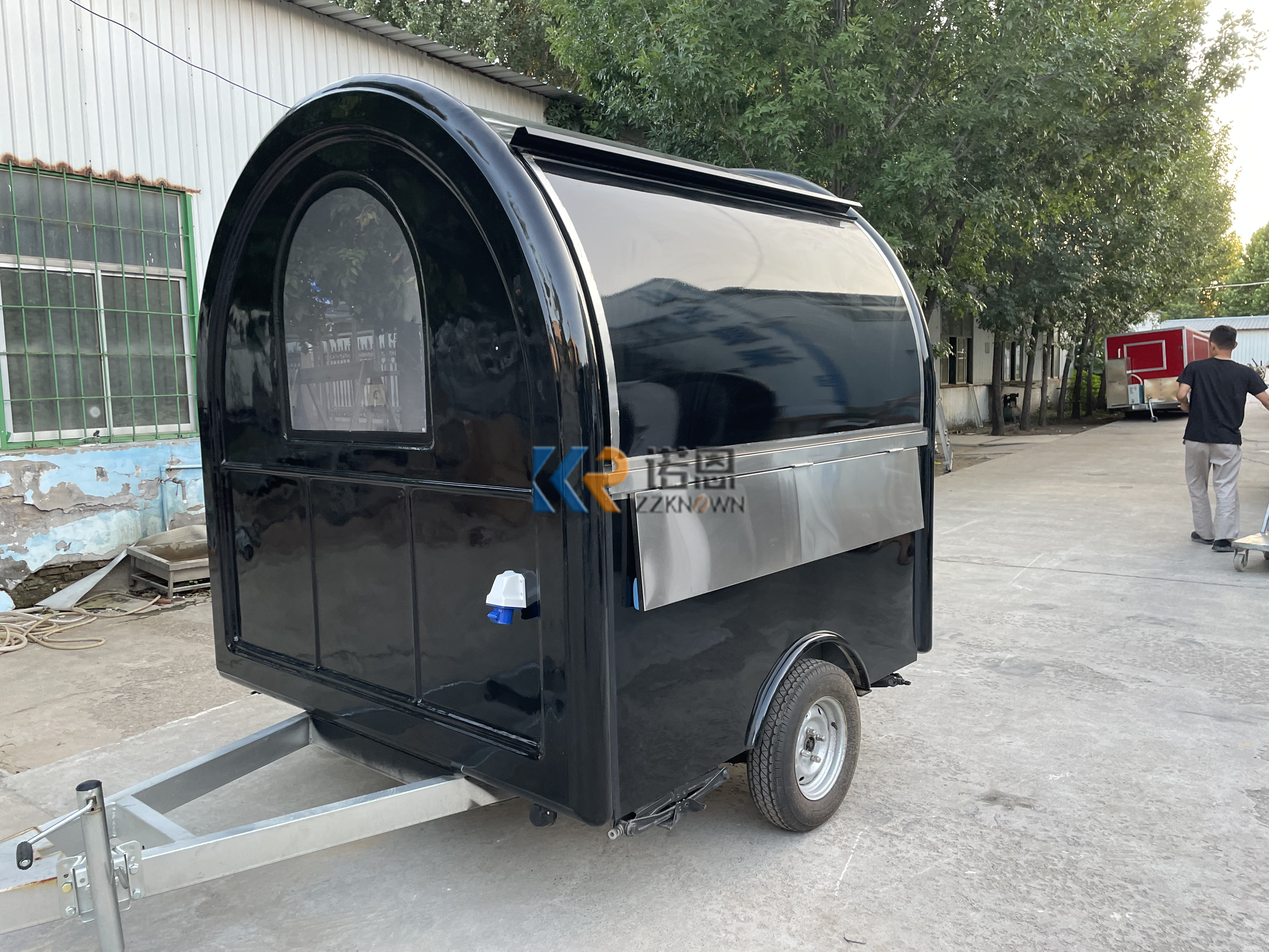 KN-FR-220W Hot Sale Food Trailers Coffee Trailers Fully Equipped Food Truck Trailers