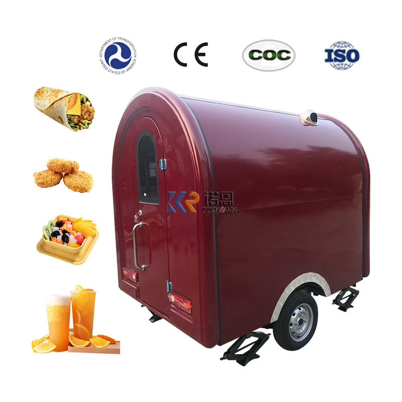 US Standard Mobile Kitchen Street Food Trailer Food Concession Truck with Full Kitchen