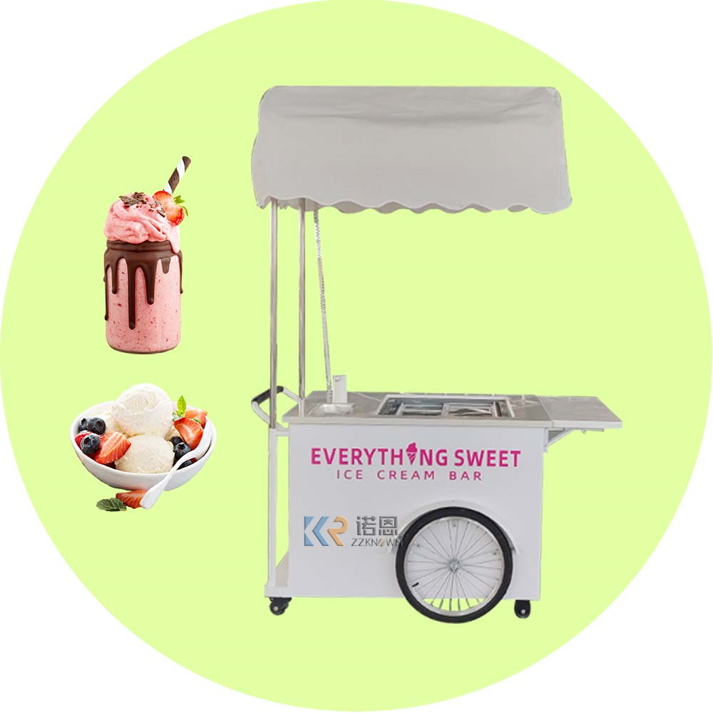 Customized Coffee Bike with CE Certification Street Vending Carts Electric Food Vending Tricycle