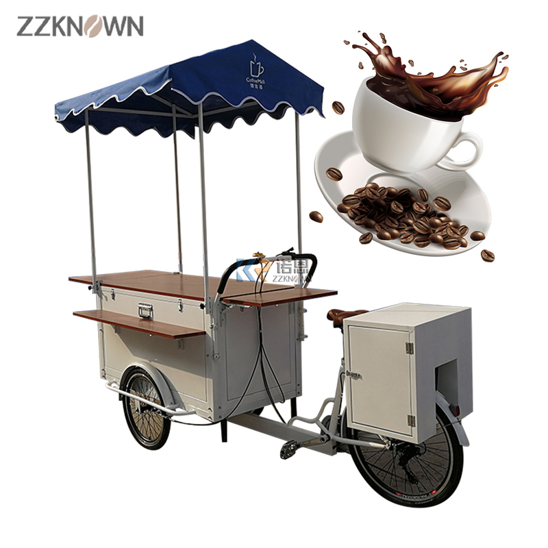 Mobile Coffee Bike Electric Tricycle for Coffee Sale 3 Wheel Bike for Business