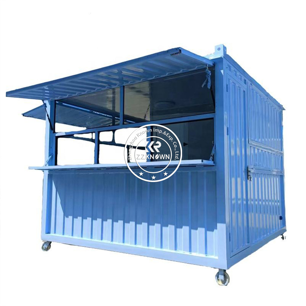 Low Price 20ft 40ft Prefab Detachable Container Coffee Shop Restaurant Luxury Container Bar Flat Pack Container House