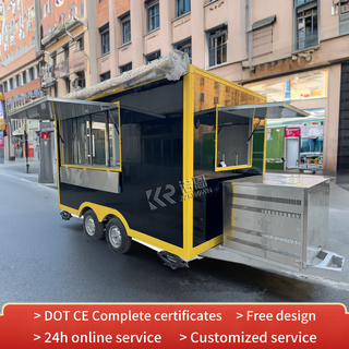 Customizable Commercial Food Street Multi-functional Food Truck Coffee Milk Tea Pizza Mobile Store Food Truck Trailer