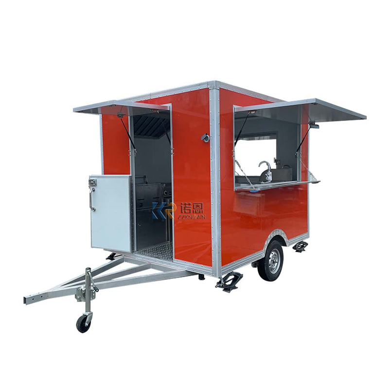 KN-FS-250Customized Mobile Fast Food Truck With CE DOT Australian Standard Mobile Food Trailer