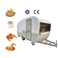 KN-YX-400W Ice Cream Food Trailer Cart Mobile Kiosk Concession Food cart Food Truck With Full Kitchen