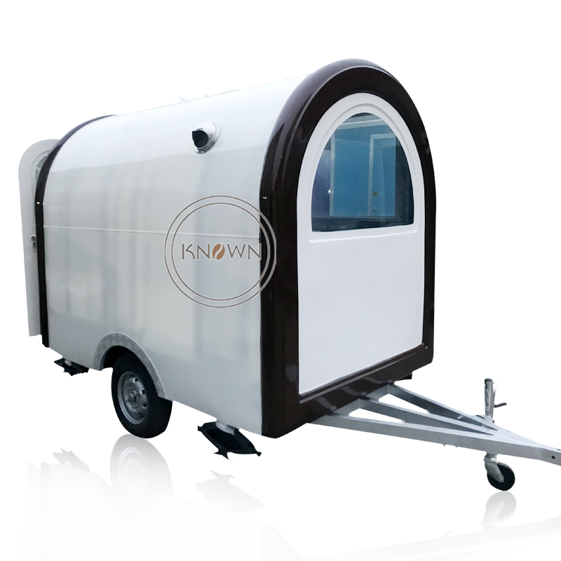 KN-FR-250H Customized Mobile Ice Cream Fast Food Trailer Fully Equipped Food Truck Trailers