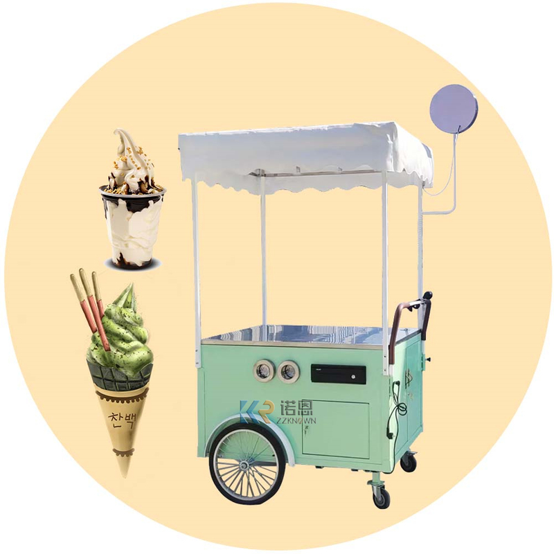 Customized Cart To Sell Candy Mexican Ice Cream Cart For Sale Food Trailer
