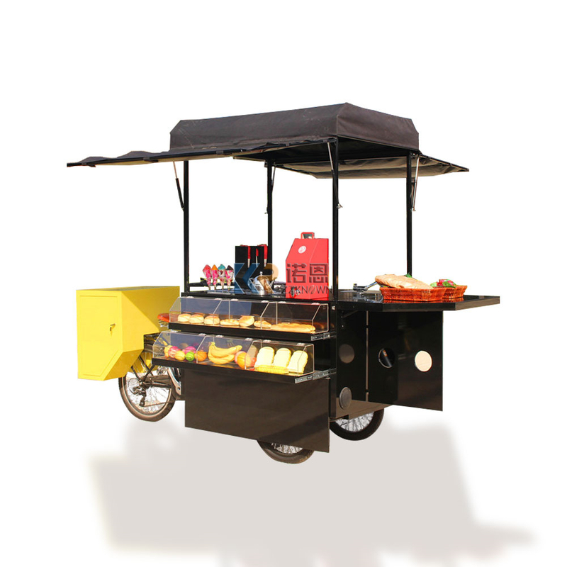 Wholesale Price 3 Wheel Mobile Street Food Cart Electric Coffee Trike Street Vending Carts for Sale
