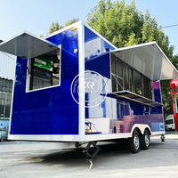 DOT CE VIN Street Food Truck Bubble Tea Food Trailer Ice Cream Truck Hamburger Pizza Ice Cream Fully Equipped