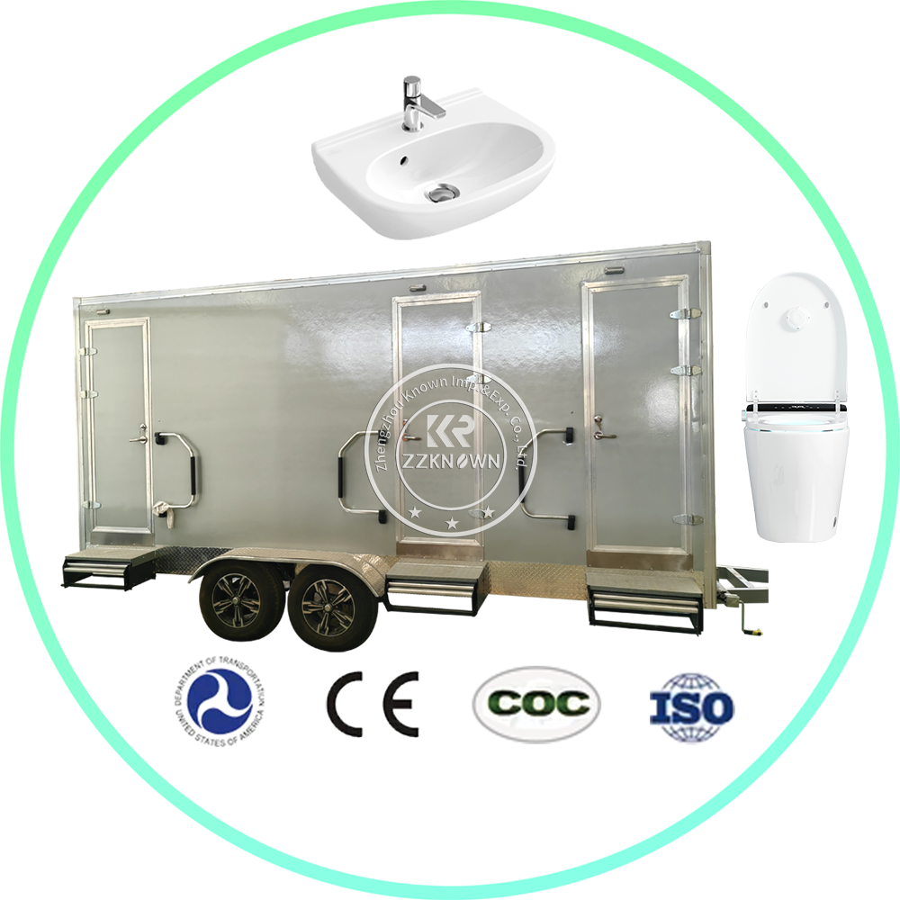 Public Environmental Movable Toilet Cabin Outdoor Metal Portable Mobile Toilets Easy Install