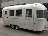 New Fashionable Hot Dog Food Trailer Bakery Outdoor Food Kiosk Mobile Pizza Food Cart with Free Waffle Maker
