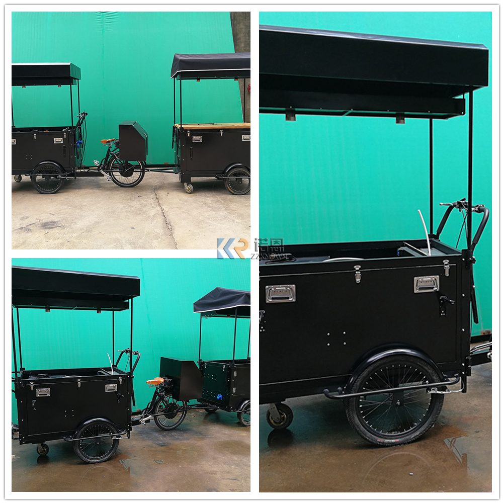 Extended wrought iron coffee cart (3)