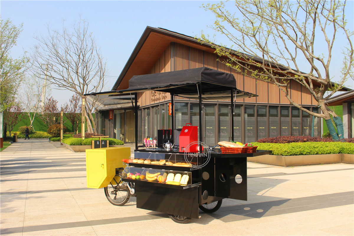 Wholesale Price 3 Wheel Mobile Street Food Cart Electric Coffee Trike Street Vending Carts for Sale
