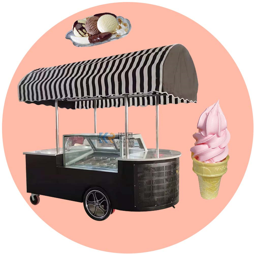 Australian Standard Used Cute Food Vendor Carts Ice Cream Shawarma Food Cart For Sale