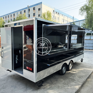 ODM OEM Mobile Street Food Truck For Sale Usa Europe Australia Coffee Pizza Trailer Food Vending Trailer Fully Equipped 
