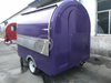 Most Popular China Made Top Quality 250cm Two Wheels Food Truck Van Trailer Cart for Sale Food Trailer