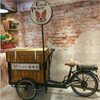 Electric Mobile Coffee Vending Trike 3 Wheel Outdoor Beer Cargo Bike Ice Cream Tricycle