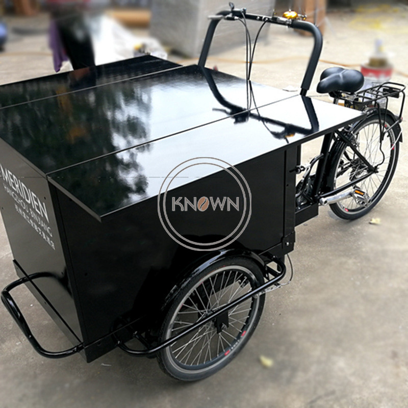 Customized Electrical Pedal Cargo Bike Mobile Coffee Vending Truck Motor Tricycle with CE Certification