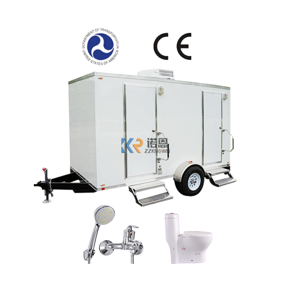 Fully Equipped Luxury Washing Room Trailer Mobile Restrooms With Trailer Portable Toilets for Sale