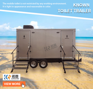 Mobile Toilet Shower Rooms Trailer Portable Bathroom Camping Outside Toilet Carts Restroom 