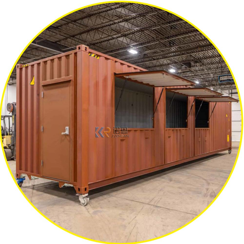 New Design Movable Cafe Container 20ft Shipping Container Bar Portable Container Cafe Coffee Shop
