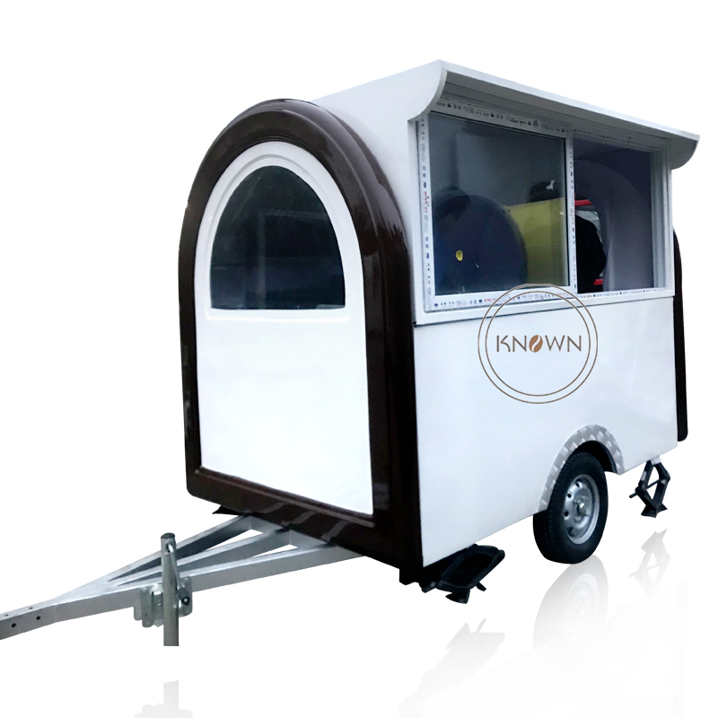 KN-FR-250H Customized Mobile Ice Cream Fast Food Trailer Fully Equipped Food Truck Trailers