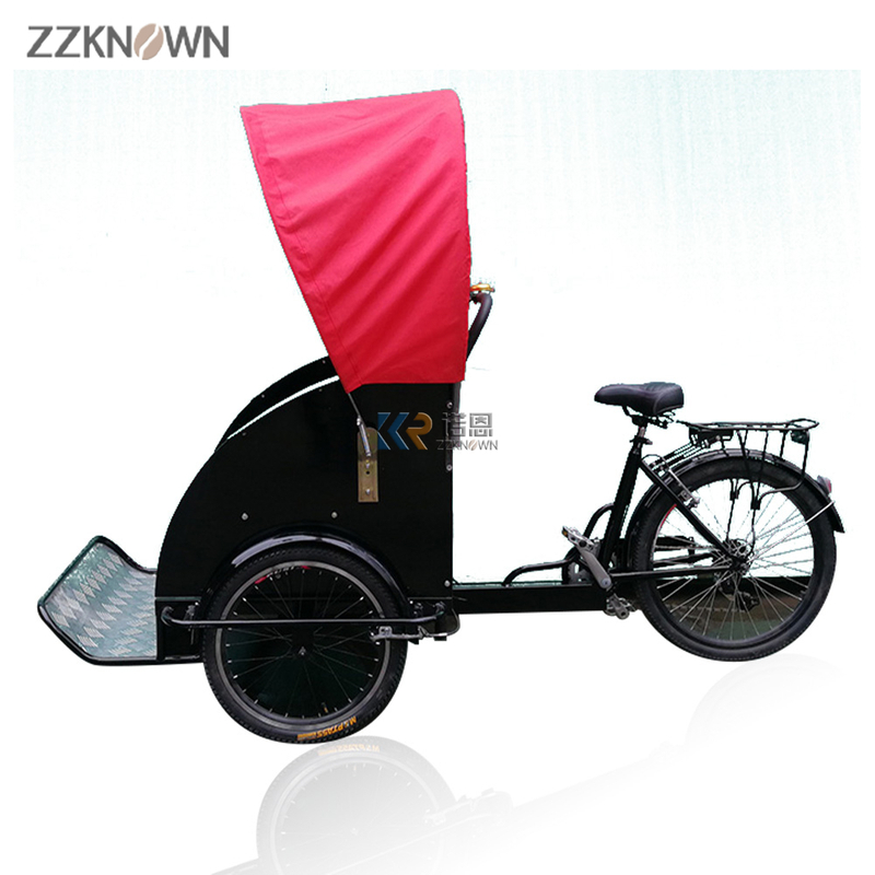 Adult Male 350W Electric Motorized Cargo Bike Adult Pedal Trikes Tricycle Taxi 