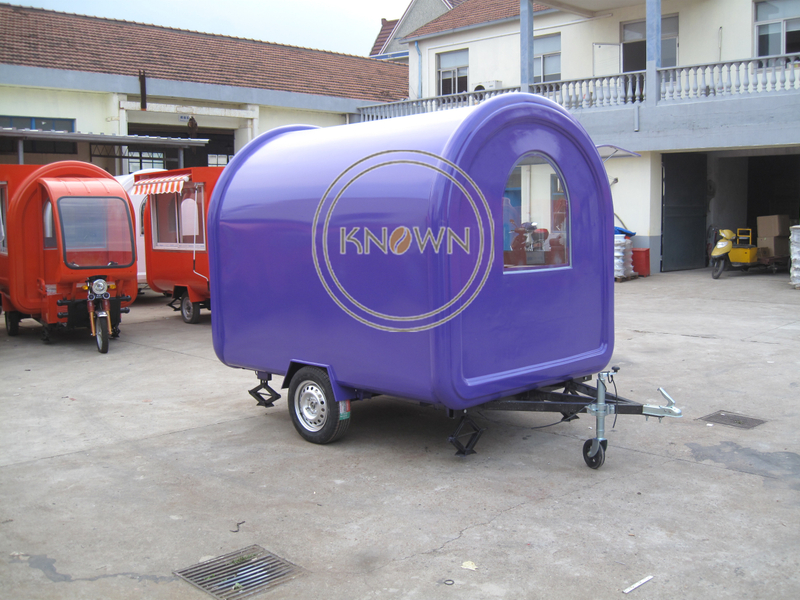 KN-FR-250B Mobile Food Cart Catering Trailer Ice Cream Hot Dog Food Trailer