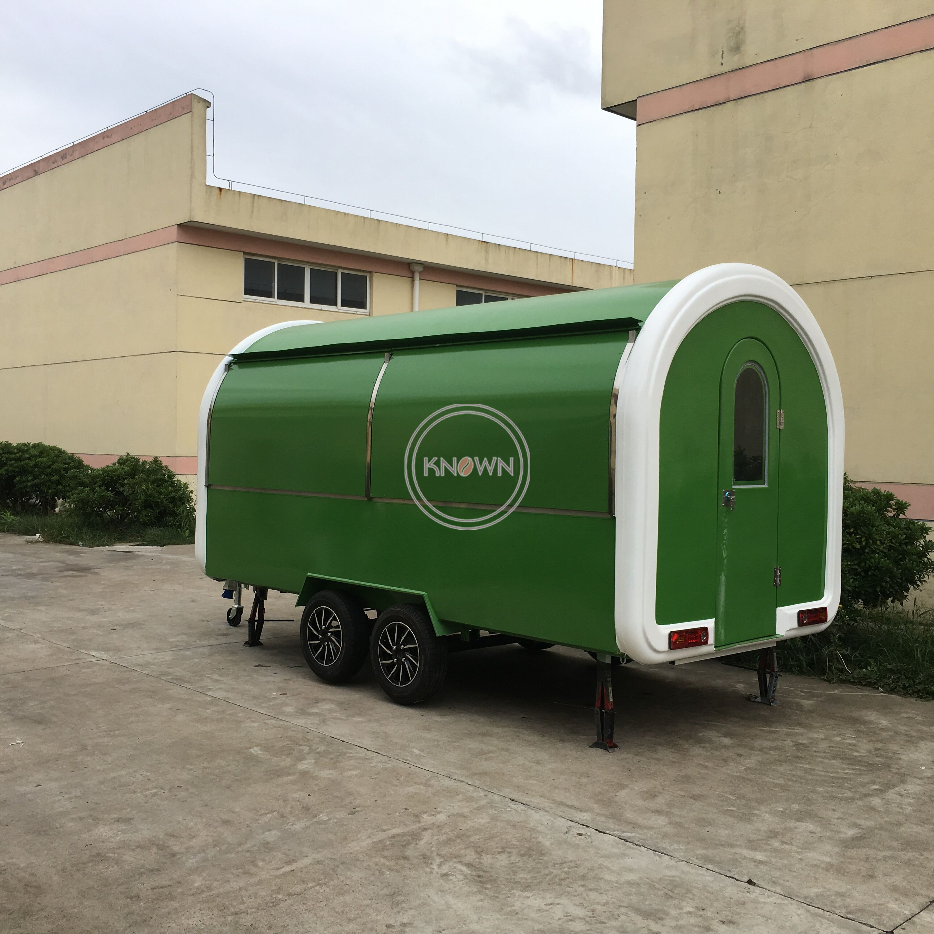 KN-FR-400B Fry Ice Cream Roll Food Vans China Bicycle Factory Mobile Fryer Food Cart