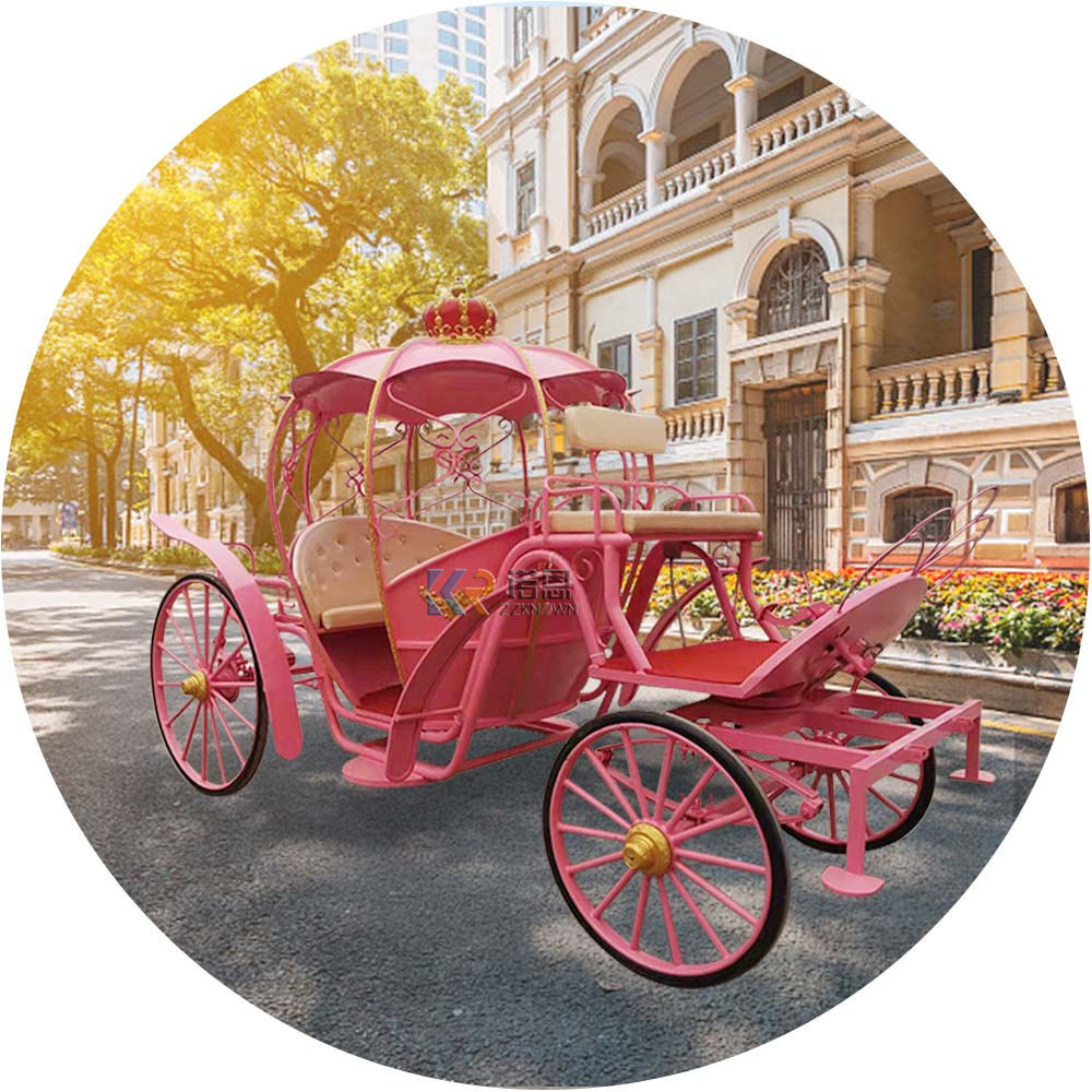 Competitive Price OEM European Style Classical Drawn Carriage Princess Pumpkin Horse Carriage For Sale