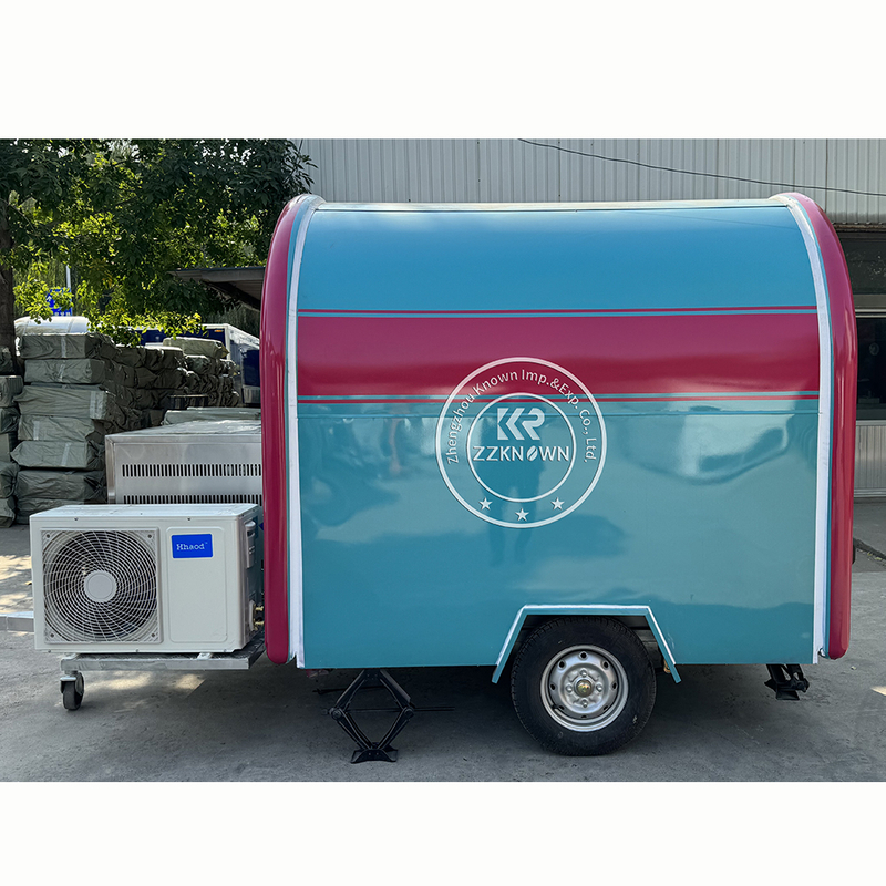 Custom Mobile Kitchen Fast Food Catering Trailer Fully Equipped Coffee Bar Ice Cream Car Food Truck For Sale
