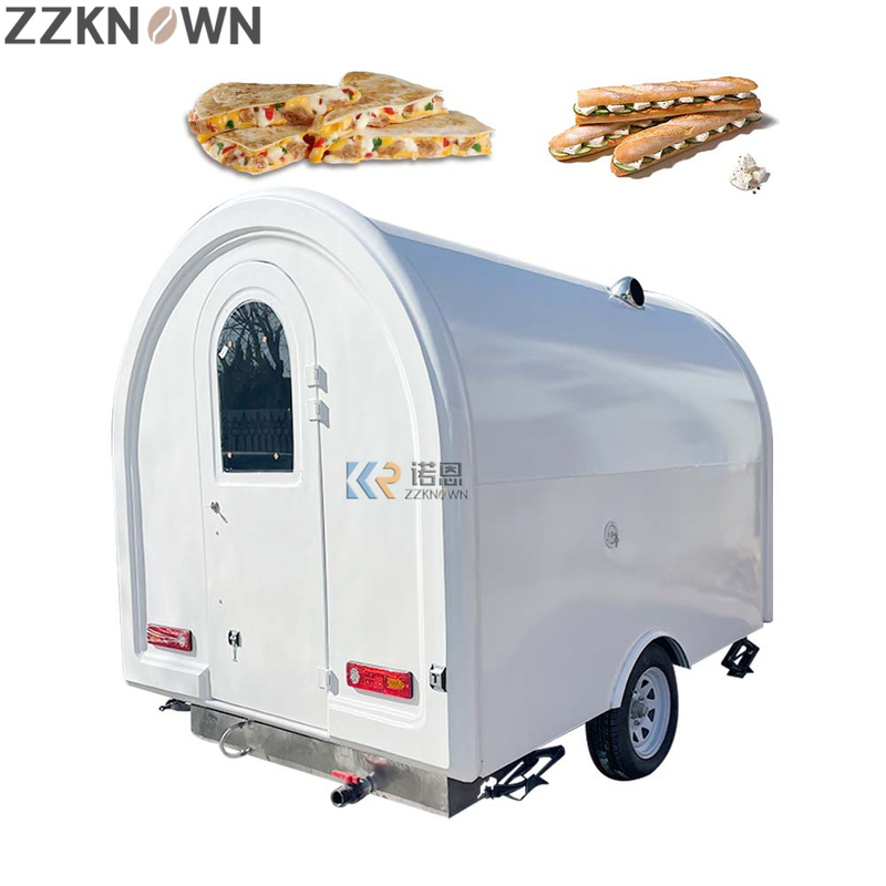 2.8m Length Fried Chicken Hot Dog Mobile Food Trucks for Sale Food Vending Carts 
