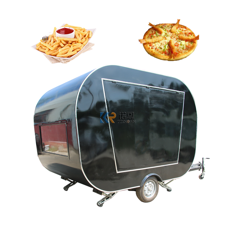 KN-YX-220T Mobile Food Cart Coffee Catering Concession Fast Food Trailer Fully Equipped Ice Food Truck
