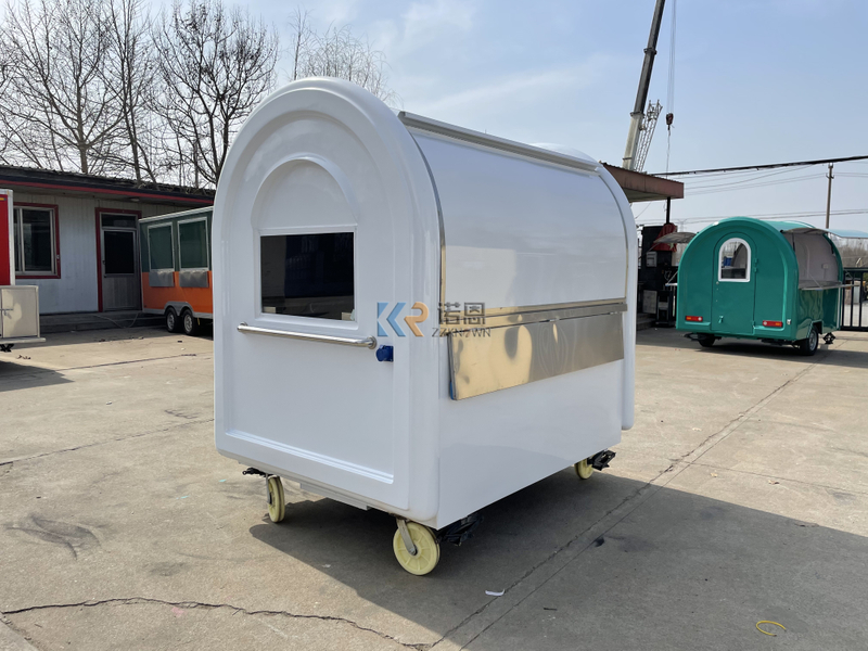 KN-FR-220A Australia Standard Street Fast Mobile Food Cart Truck Trailer With Kitchen For Sale