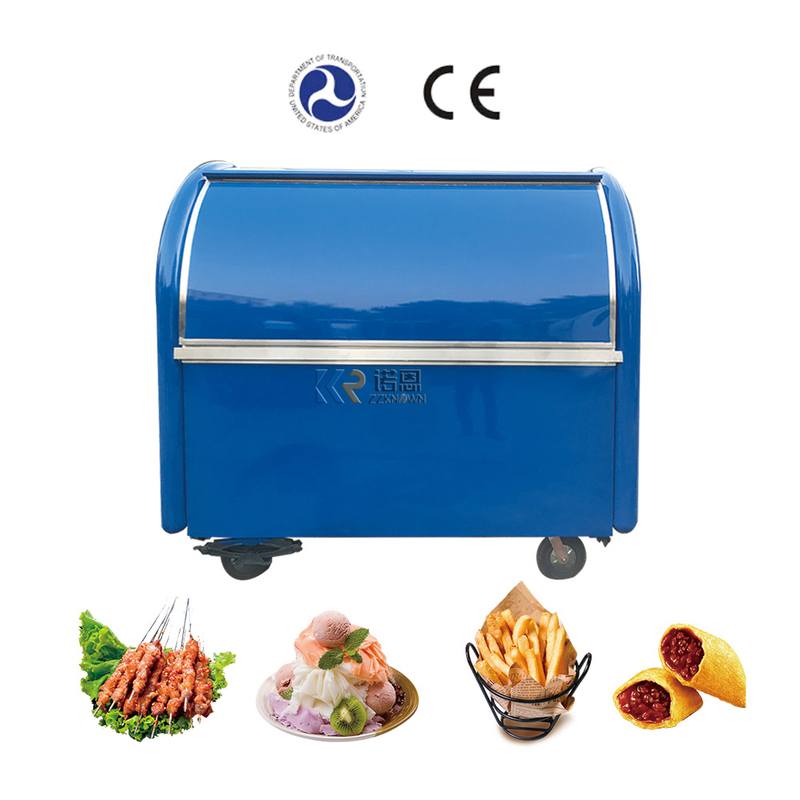 KN-FR-220A Europe Mobile Food Trailer Fully Equipped Food Truck Trailers with Full Kitchen Equipment