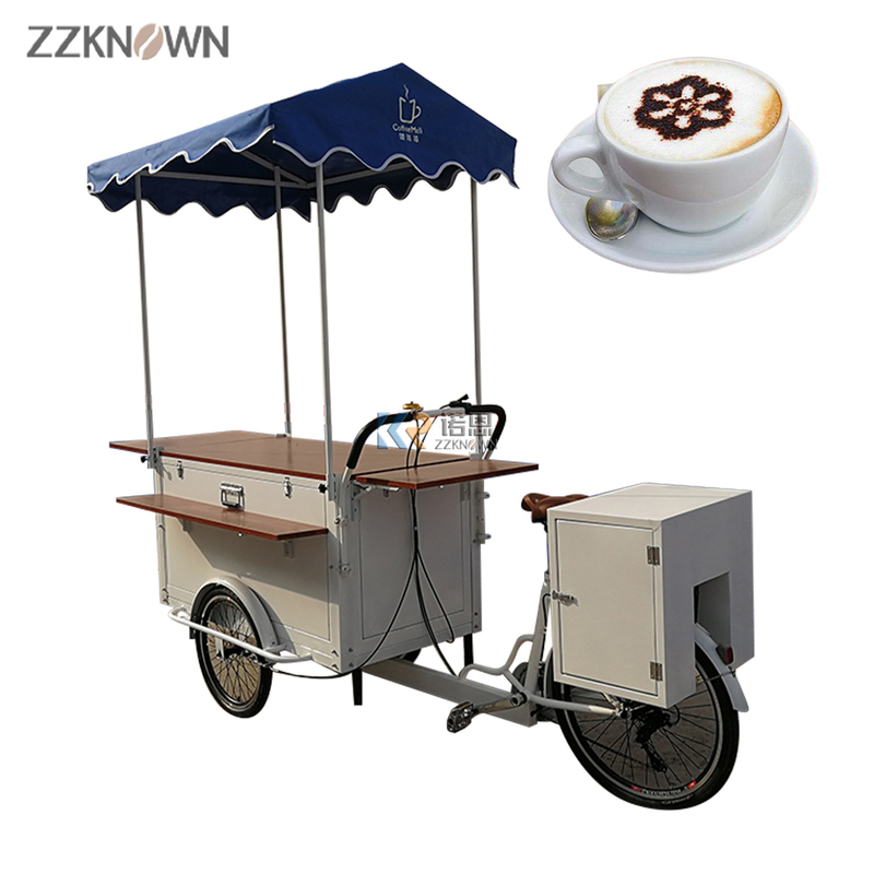 Mobile Coffee Bike Electric Tricycle for Coffee Sale 3 Wheel Bike for Business