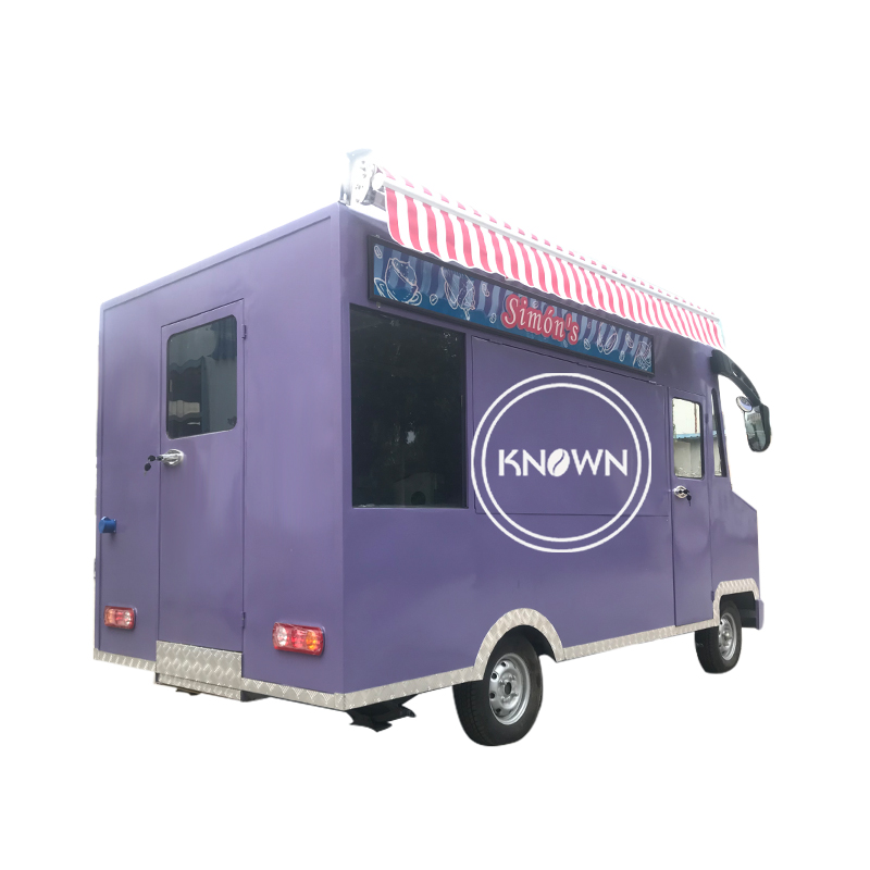 Electric Mobile 4.2M Length Concession Trailer Fast Food Vending Truck Cart for Sale