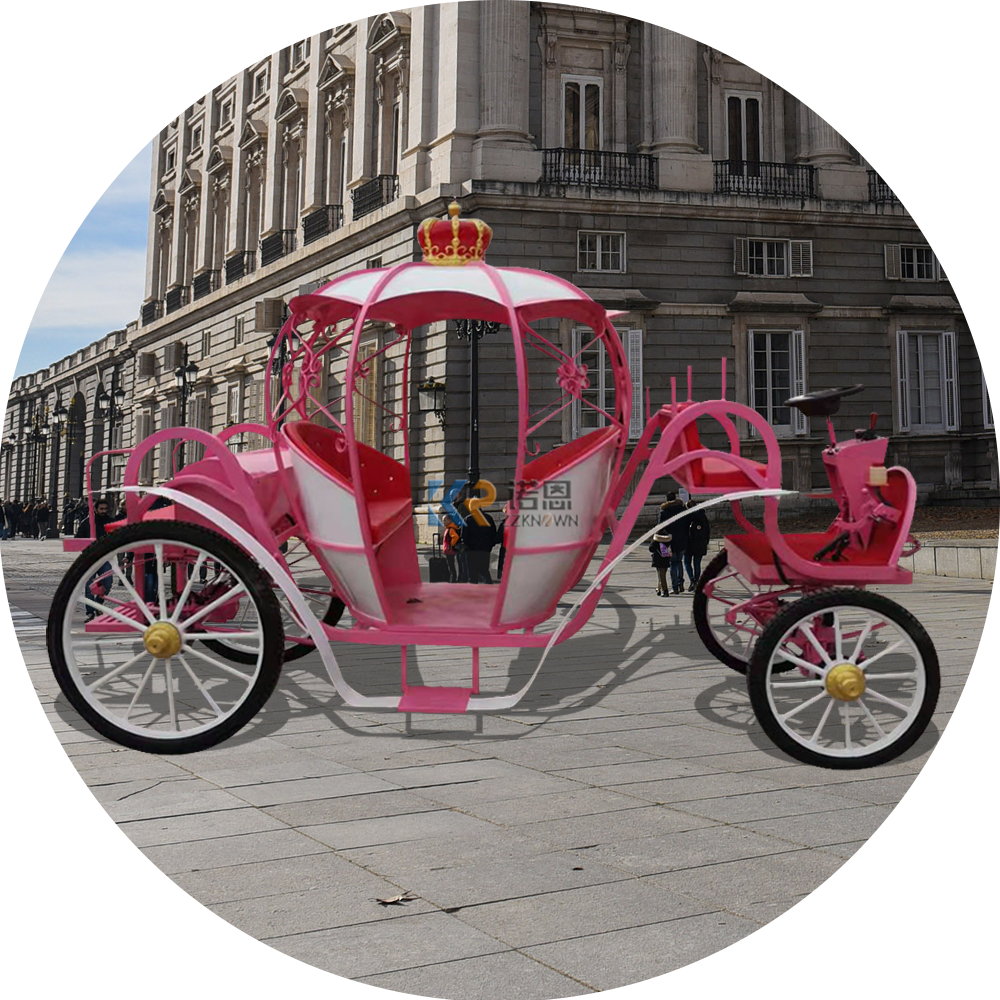 OEM European Style Gold Electric Wedding Pumpkin Horse Carriage Wholesale Price For Sale