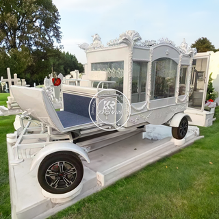Custom Electric Funeral Car Hearse Trailer Cart Hearse Buggy Hearse For Funeral Industry