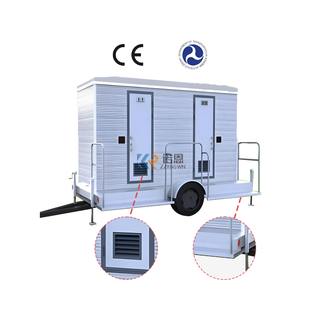 Portable Restroom Toilet Trailers Mobile Portability Plastic Camping Cabin Toilet For Sale Temporary Toilet Room With Shower