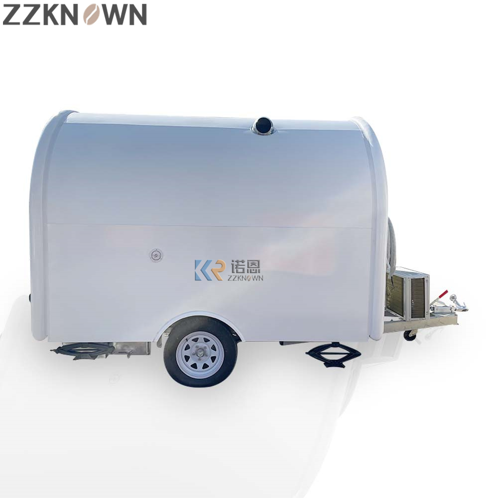 KN-FR-280W Mobile Bar Truck Food Truck Food Trailer Business For Sale with Snacks Machine 