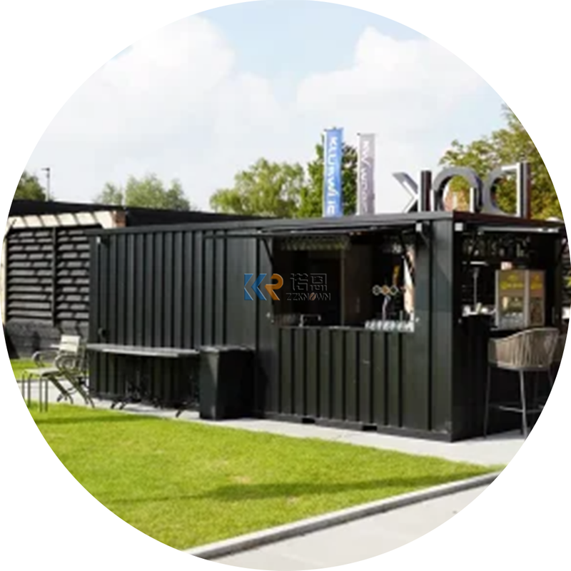 20ft 40ft Folding Container Coffee Shop Restaurant Shipping Container Bar Cafe With Kitchen For Sale Food
