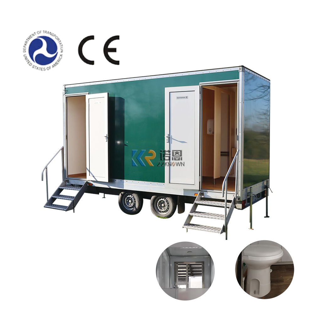 Mobile Portable Toilets Rental Toilet Restroom Trailer Shower And Toilet Cabin Luxury Vip 