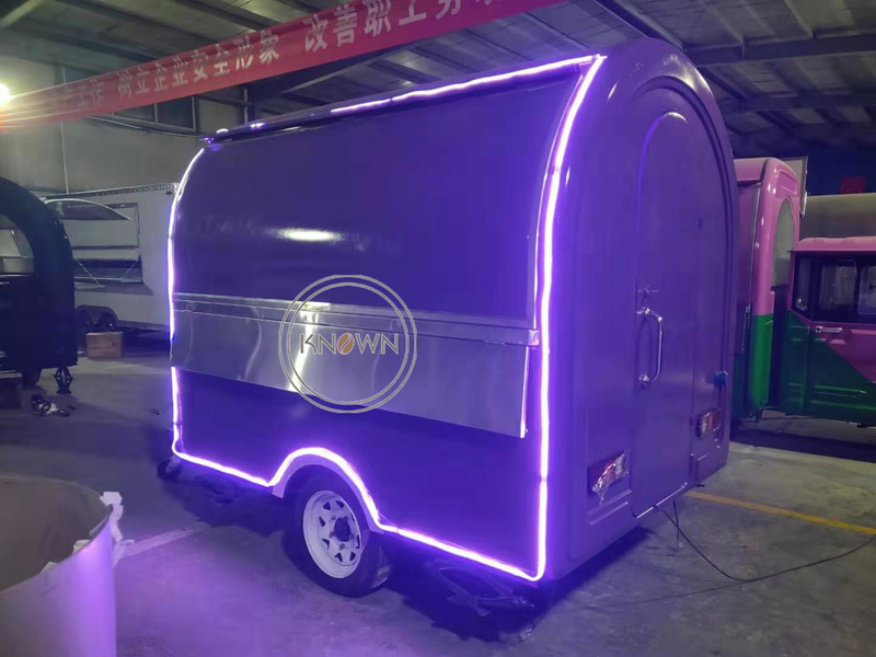 KN-FR-250B Australia Standard Street Fast Mobile Food Cart Truck Trailer With Kitchen For Sale