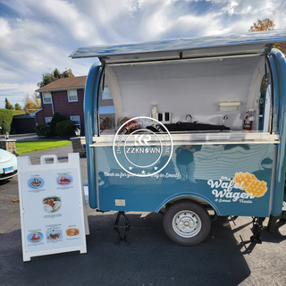 KN-HS230 Commerical Mobile Hot Dog Trailer Vending Cart for Sale Kiosk Hot Dog Stall Food Truck Trailer