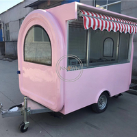 KN-FR-280H Food Trailer Mobile Bars Food Carts Modern Ice Vending Van
